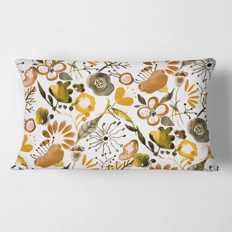 Floral pillows outlet for sofa